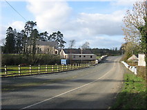 H3603 : Church and school at Drumcor, Co. Cavan by Kieran Campbell