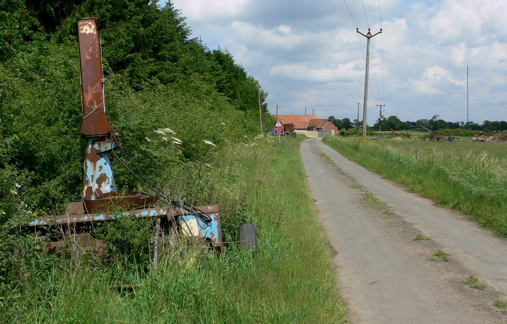 Farm Machinery Along Woodfold Lane Mat Fascione Cc By Sa