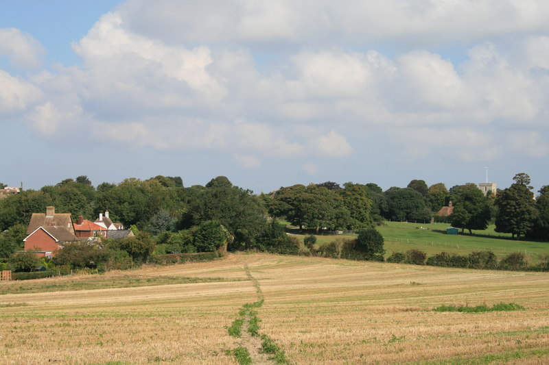 Footpath From Northbourne Road To Eastry Hugh Craddock Cc By Sa