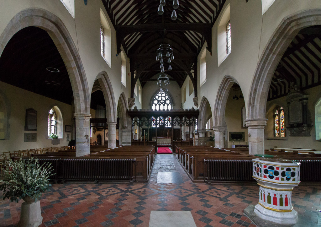 Interior St John The Baptist Church J Hannan Briggs Cc By Sa