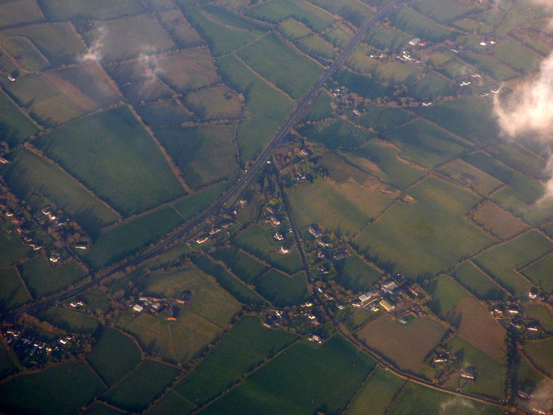 Popes Cross From The Air Thomas Nugent Cc By Sa 2 0 Geograph Ireland