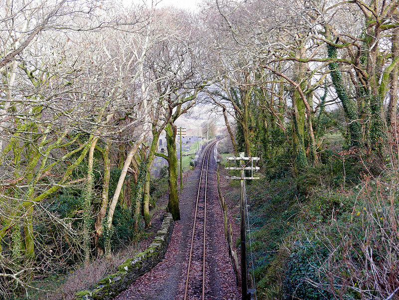 The Ffestiniog Railway Line Between John Lucas Cc By Sa