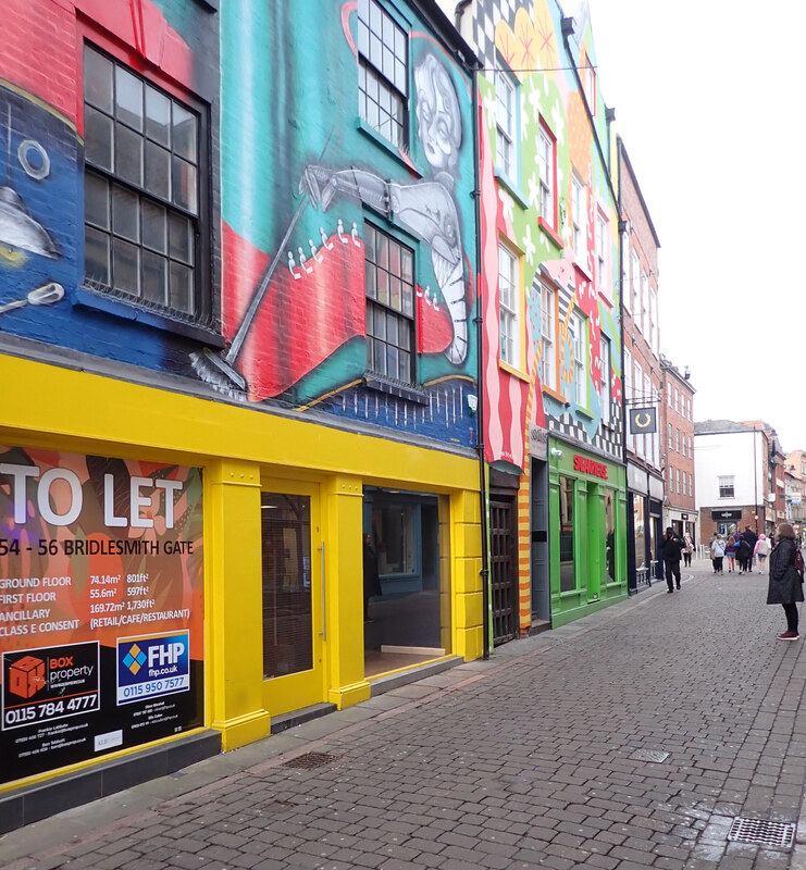 Murals Bridlesmith Gate Nottingham Habiloid Cc By Sa