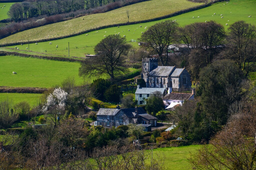 Twitchen Village Scenery Lewis Clarke Cc By Sa Geograph