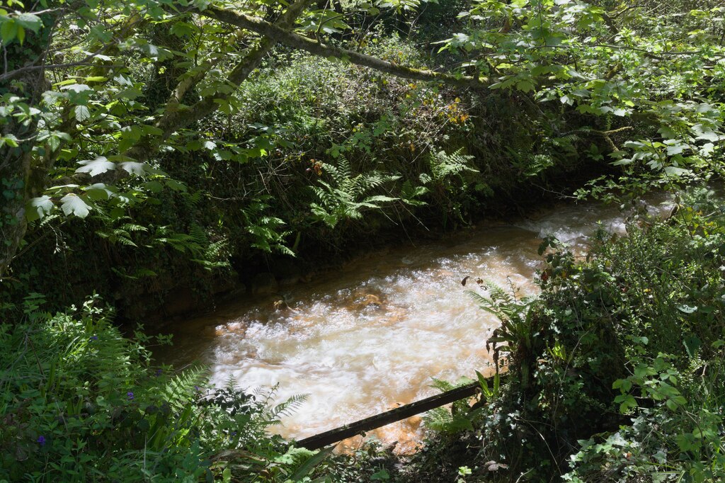 Stream Passes Under The Track Elizabeth Scott Cc By Sa