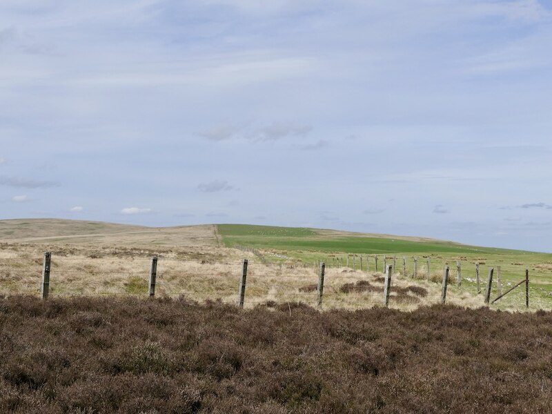 Fence On Ewe Hill Richard Webb Cc By Sa Geograph Britain And