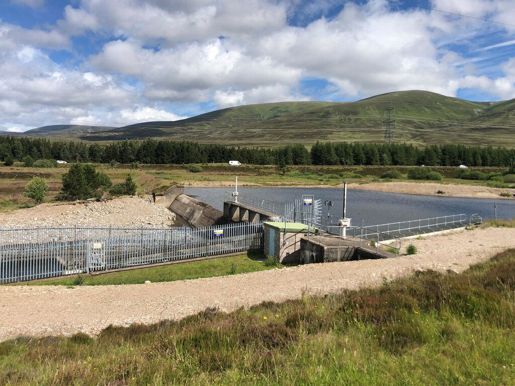 Dam On The River Truim Eirian Evans Cc By Sa Geograph Britain