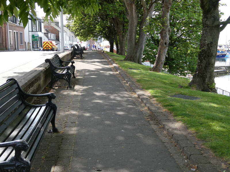 Footpath Near The Harbour Billy McCrorie Cc By Sa 2 0 Geograph