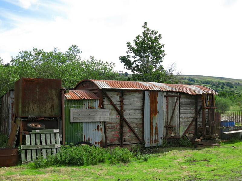 Old Railway Goods Van By The River South Mike Quinn Cc By Sa 2 0