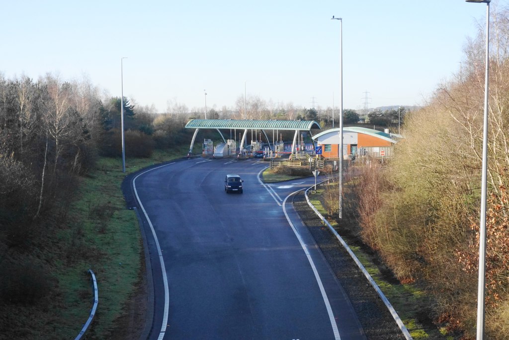 Toll Booth At Junction T Bill Boaden Cc By Sa Geograph