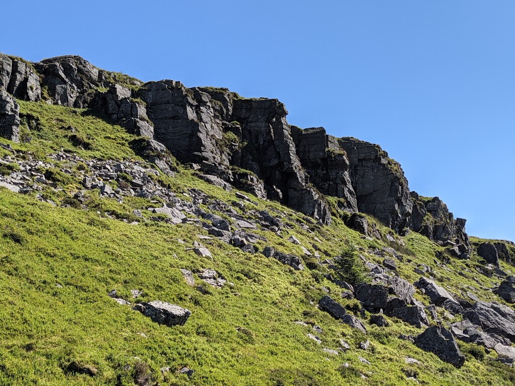 The Crags On The East Side Of Cwm Teigl David Medcalf Cc By Sa 2 0