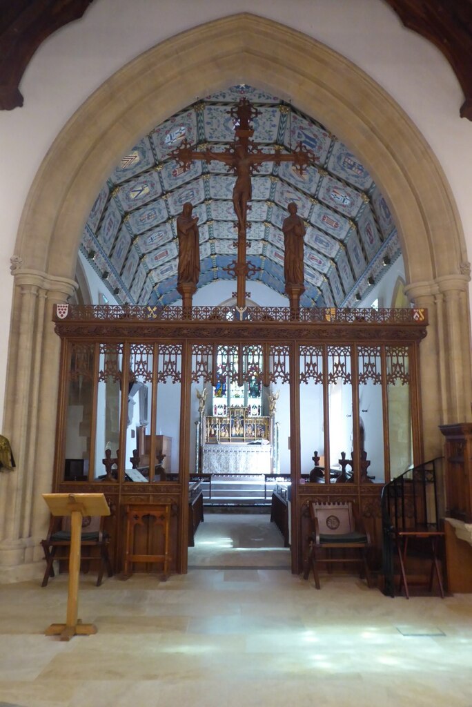 Rood Screen In Bourton On The Water Philip Halling Cc By Sa