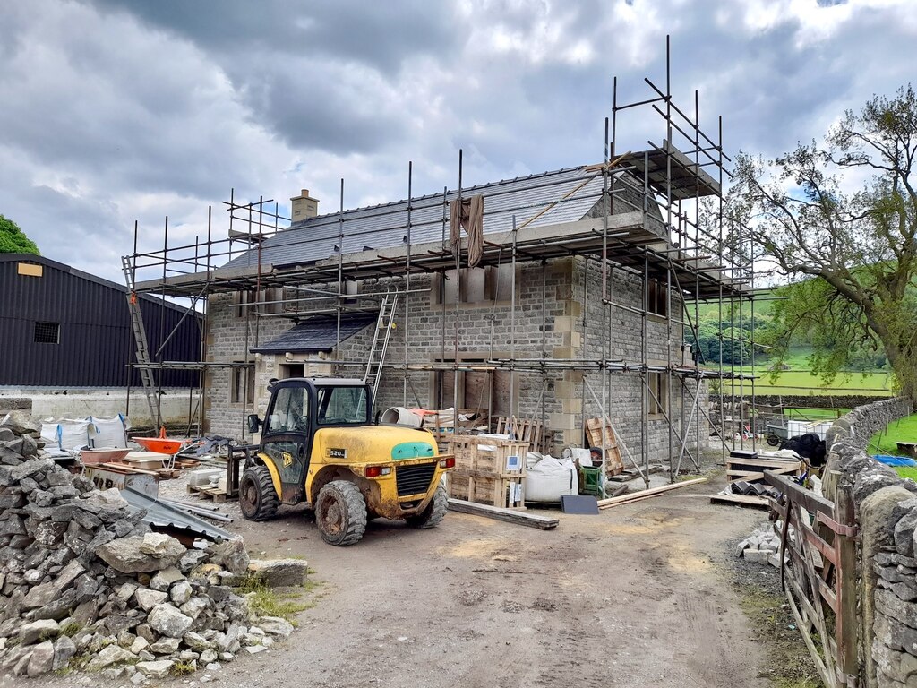 Rebuilding The House At Furlongs Farm Ian Calderwood Cc By Sa 2 0