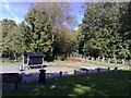 Path with footbridge at Buckingham