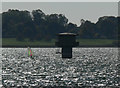 SK9307 : Limnological tower in Rutland Water by Mat Fascione