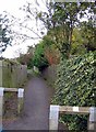 Footpath leaving Moorsley Road