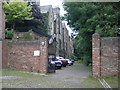 Entrance to private car park, Durham