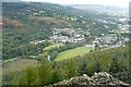 Looking down on Troedrhiw