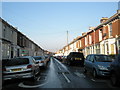 Looking westwards along Mafeking Road