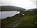 NB1801 : Fishing huts at Lochannan Lacasdail by Calum Macnee