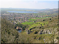 Cheddar town and reservoir