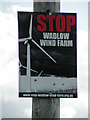 TL5855 : Stop Wadlow Wind Farm by Keith Edkins