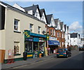 Local shops, on Temple Street, Sidmouth