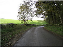 SK1863 : Rake Lane - Approaching Rake Wood and Middleton by Alan Heardman