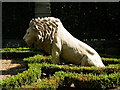 NY9170 : Lion Statue near Chollerford - 2 by Terry Robinson