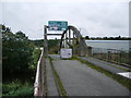 Footbridge over the River Calder, at the end of Huntingdon Road