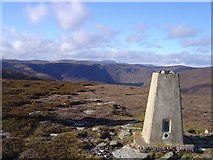 NO4378 : Trig marker on Cairn Caidloch by Rob Peaker