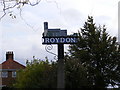 TM1080 : Roydon Village Sign by Geographer