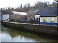 Quay on the River Cleddau opposite County Hall Haverfordwest