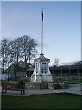 SE1425 : Bailiff Bridge Memorial Gardens, War Memorial by Alexander P Kapp