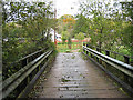 Bridleway crossing the River Trothy