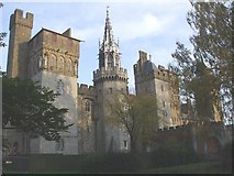 ST1776 : Cardiff Castle from Bute Park by John Lord