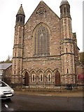 NT4936 : The facade of the Church of Our Lady and St. Andrew, Galashiels by James Denham