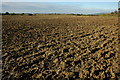 Ploughed field, Claydon Farm