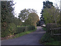 Access road to an unnamed farm