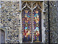 TM2653 : St Andrew's Church Window, Bredfield by Geographer