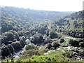 Wormhill - view from the Pennine Bridleway into Chee Dale