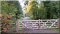 Private road through the Hartley Maudit Estate