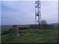 Trig Point and tower on How Hill