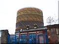 Neepsend Gasometer from Neepsend Lane, Sheffield