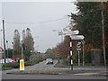 Fingerpost at Bilbrook road junction