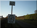 Welcoming sign