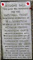 The words on the memorial near Hydon