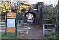 Railway bridge across Marsden Lane