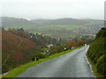 SO4494 : The Burway; looking over Church Stretton by Jonathan Billinger