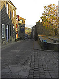 SD9828 : Town Gate, Heptonstall by michael ely
